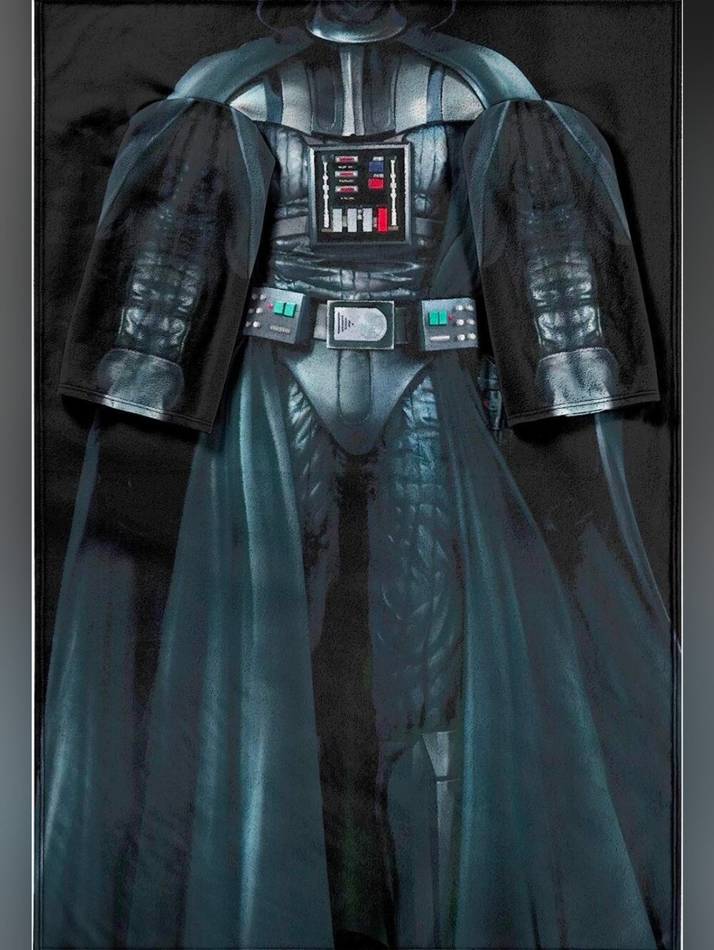 Northwest Star Wars "Being Dark Vader" Full Body Throw Blanket with Sleeves-NWOT